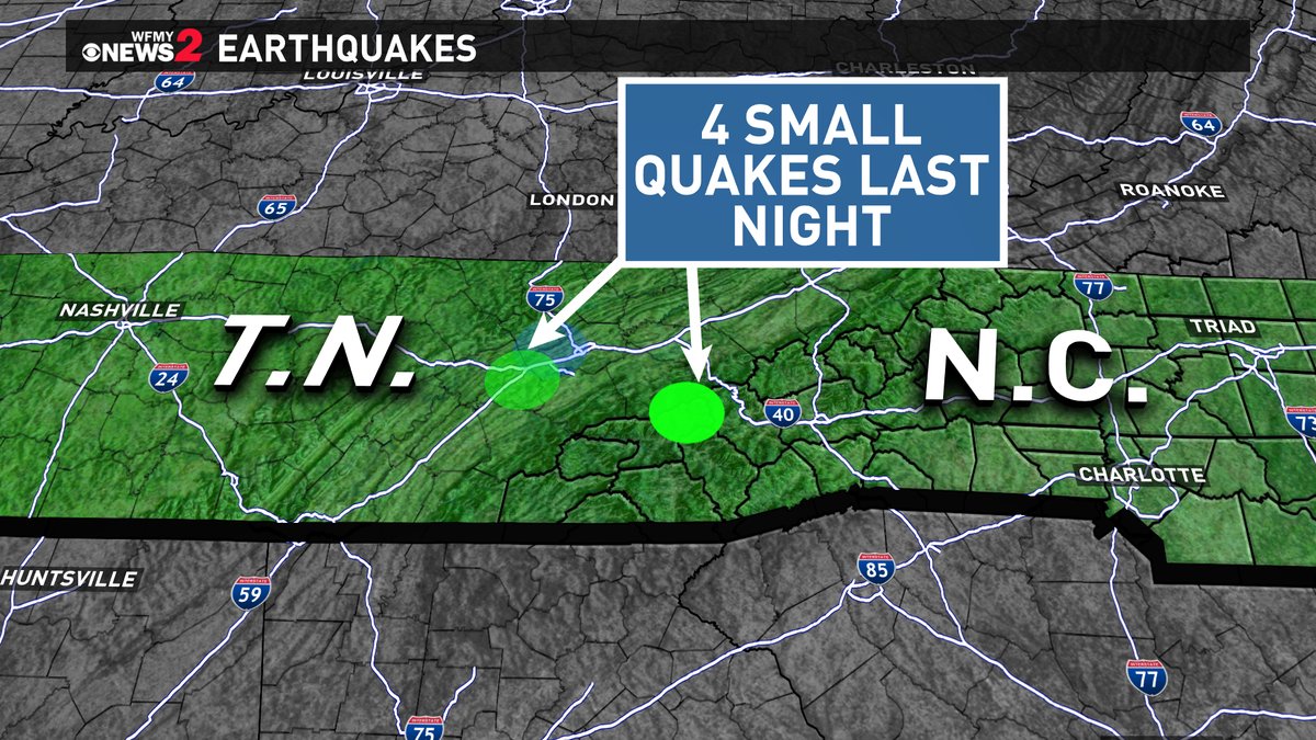 Four Earthquakes Rattle Part of Cherokee, NC